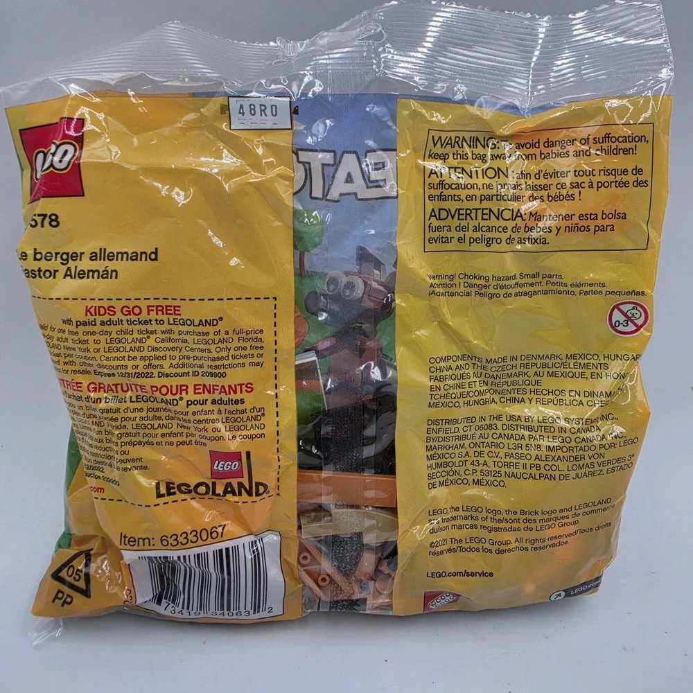 LEGO CREATOR: German Shepherd (30578) New Sealed 76pc 3in1